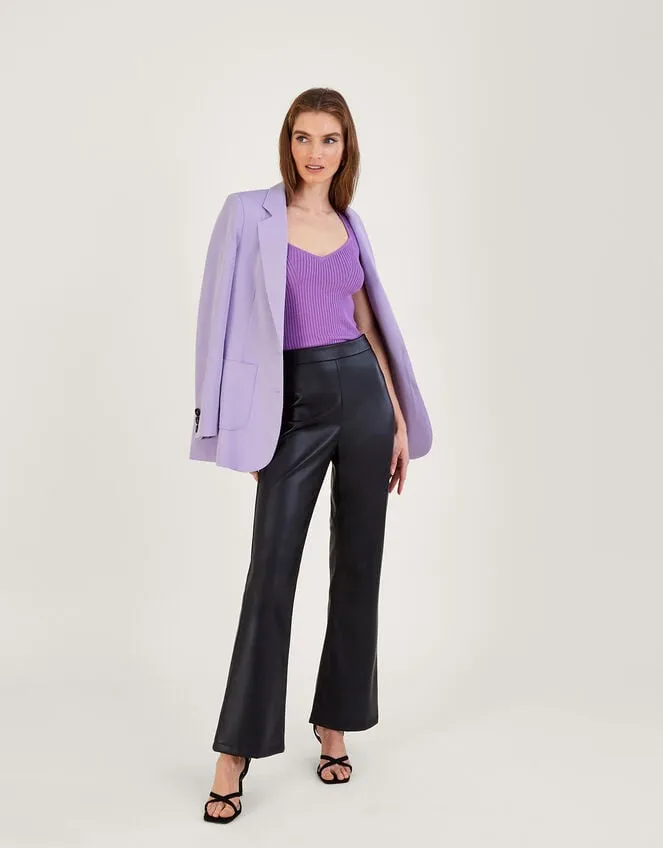 Women Rib Cap Sleeve Top With Lenzing Ecovero Monsoon Knitwear