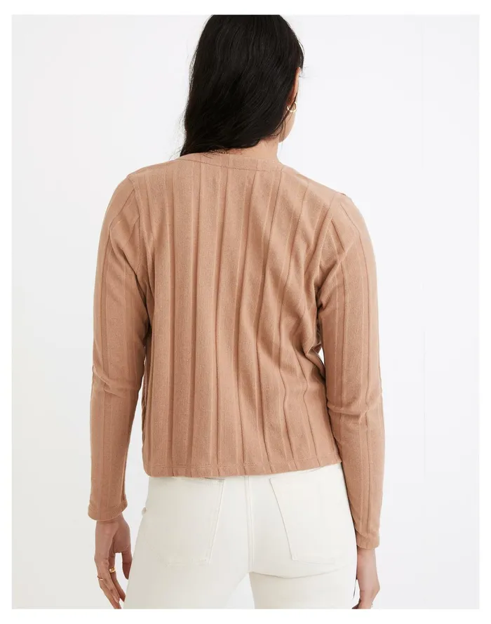 Women Ribbed Sweater Knit Cardigan Faded Earth Madewell Sweaters Women Ribbed Sweater Knit Cardigan Faded Earth Madewell Sweaters