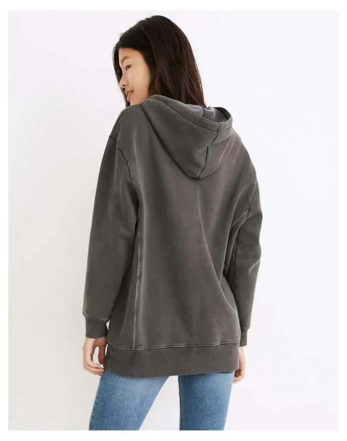 Women Rivet and Thread Garment Dyed Oversized Hoodie Sweatshirt Coal Madewell Sweatshirts and Sweatpants Women Rivet and Thread Garment Dyed Oversized Hoodie Sweatshirt Coal Madewell Sweatshirts and Sweatpants
