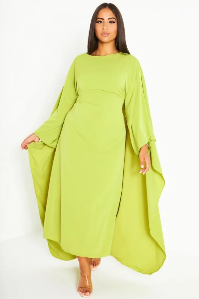 Women Robe Verte Ceinture Empicement Cape Green Brentiny Paris Short Dresses Women Robe Verte Ceinture Empicement Cape Green Brentiny Paris Short Dresses