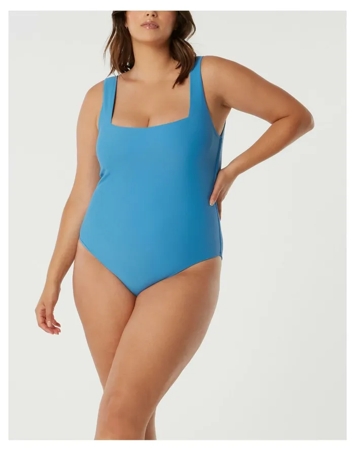 Women SAINT SOMEBODY Run To Paradise One Piece Sky Blue Madewell Swim