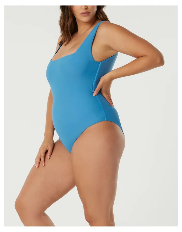 Women SAINT SOMEBODY Run To Paradise One Piece Sky Blue Madewell Swim Women SAINT SOMEBODY Run To Paradise One Piece Sky Blue Madewell Swim