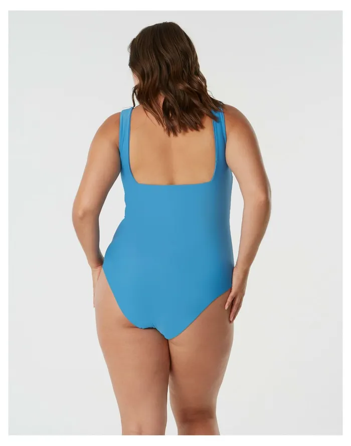 Women SAINT SOMEBODY Run To Paradise One Piece Sky Blue Madewell Swim Women SAINT SOMEBODY Run To Paradise One Piece Sky Blue Madewell Swim