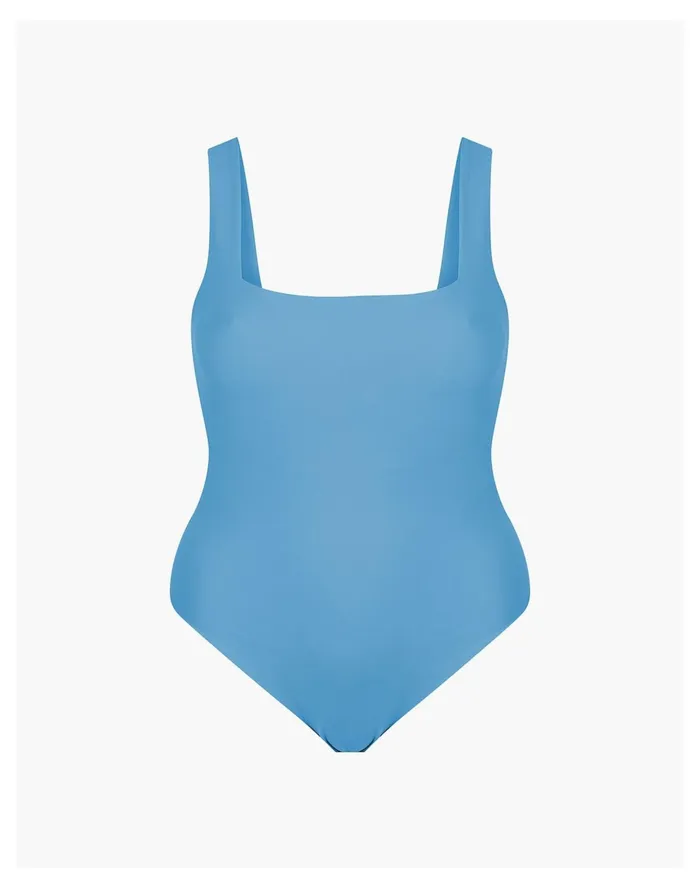 Women SAINT SOMEBODY Run To Paradise One Piece Sky Blue Madewell Swim Women SAINT SOMEBODY Run To Paradise One Piece Sky Blue Madewell Swim