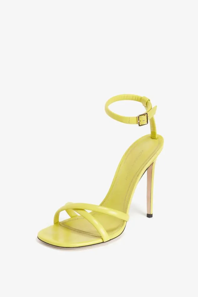 Women Sandals Victoria Beckham Anne Sandal In Sunshine Yellow