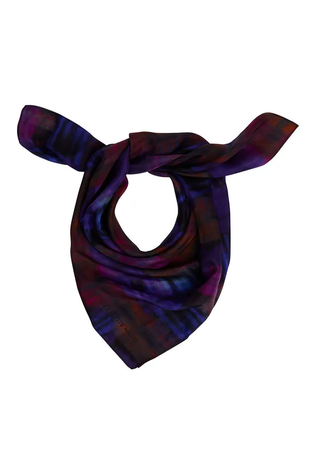 Women Scarf Nuage Anoki Foulard Soie Multicolore Des Petits Hauts Scarves