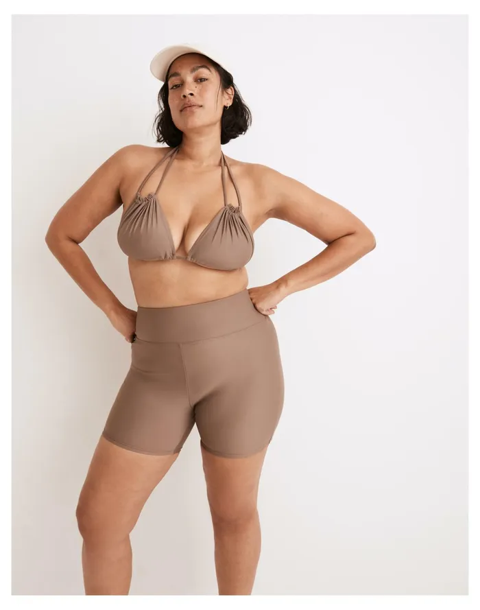 Women Second Wave Swim Biker Shorts Castle Rock Madewell Swim