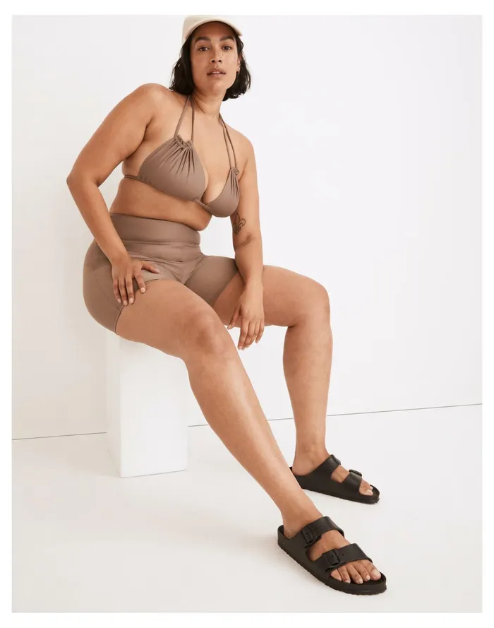 Women Second Wave Swim Biker Shorts Castle Rock Madewell Swim Women Second Wave Swim Biker Shorts Castle Rock Madewell Swim