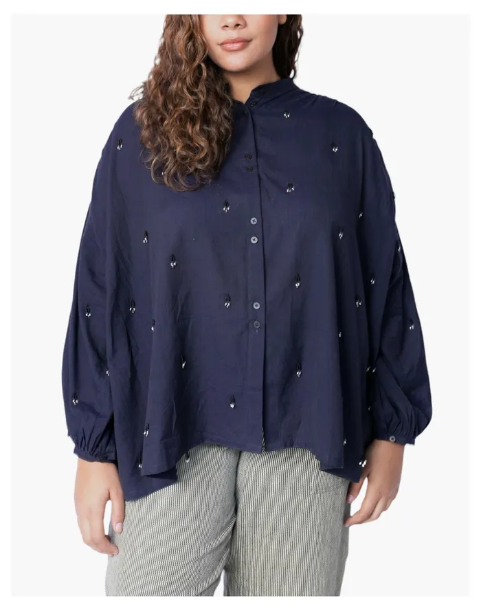 Women Seek Collective Artist Shirt In Stripe Deep Navy Madewell Tops and Shirts Women Seek Collective Artist Shirt In Stripe Deep Navy Madewell Tops and Shirts