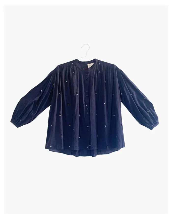 Women Seek Collective Artist Shirt In Stripe Deep Navy Madewell Tops and Shirts Women Seek Collective Artist Shirt In Stripe Deep Navy Madewell Tops and Shirts