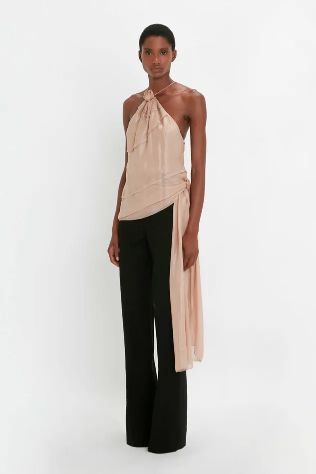 Women Shirts and Tops Victoria Beckham Flower Detail Cami Top In Rosewater