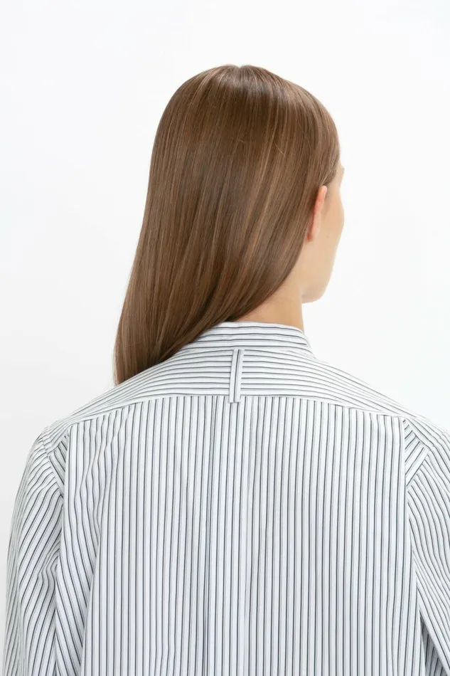 Women Shirts and Tops Victoria Beckham Tuxedo Bib Shirt In Black And OffWhite