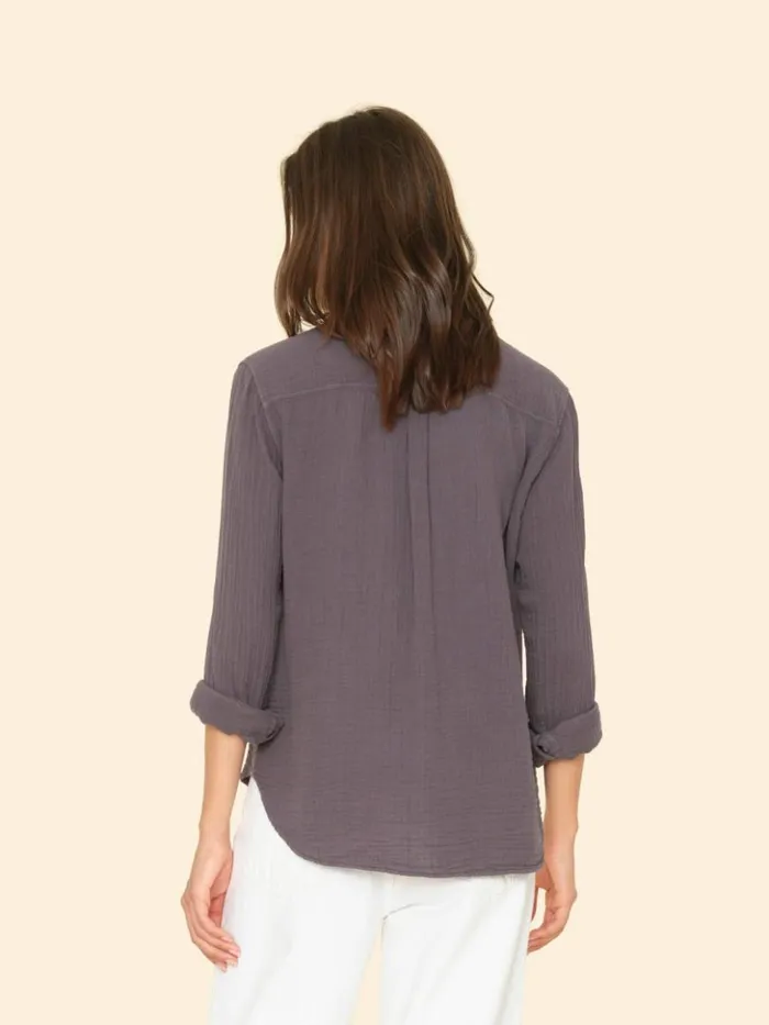Women Shirts Xirena Charcoal Scout Shirt