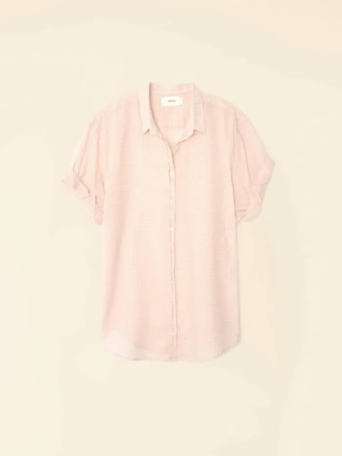 Women Shirts Xirena Rose Petal Channing Plaid Shirt