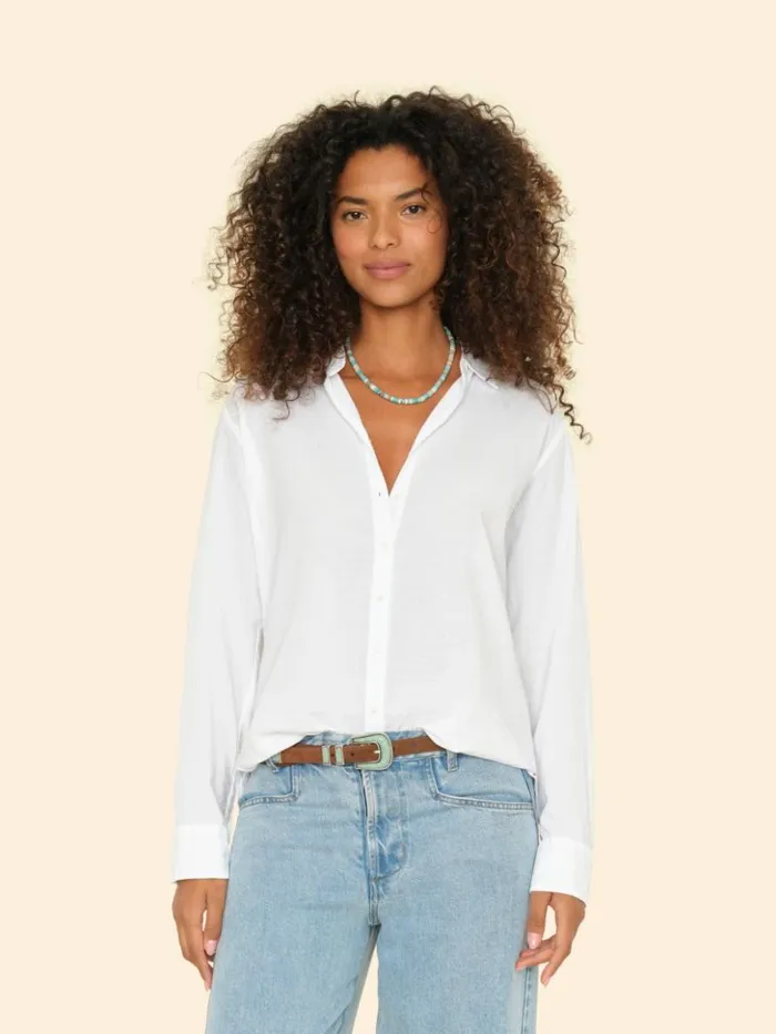 Women Shirts Xirena White Beau Shirt