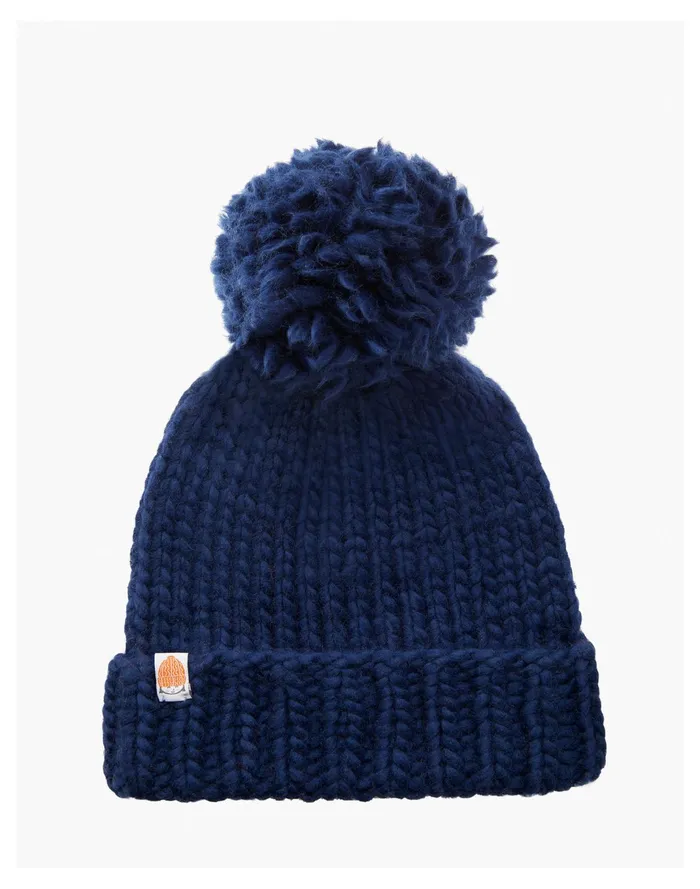 Women Shit That I Knit Rutherford Beanie Navy Madewell Hats