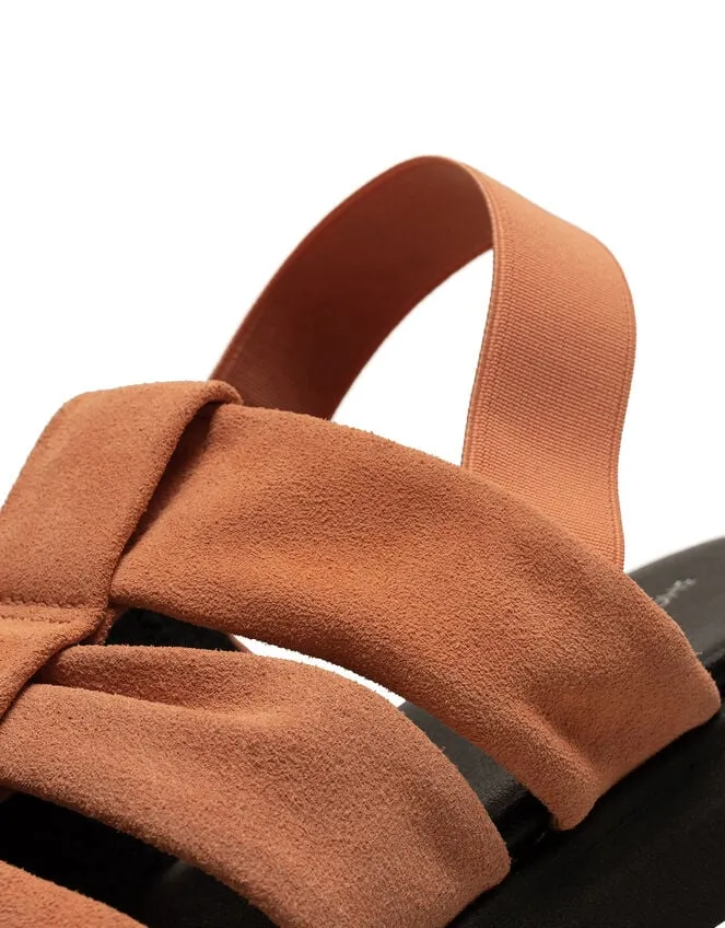 Women Shoe The Bear Suede Sandals Orange Monsoon Sandals