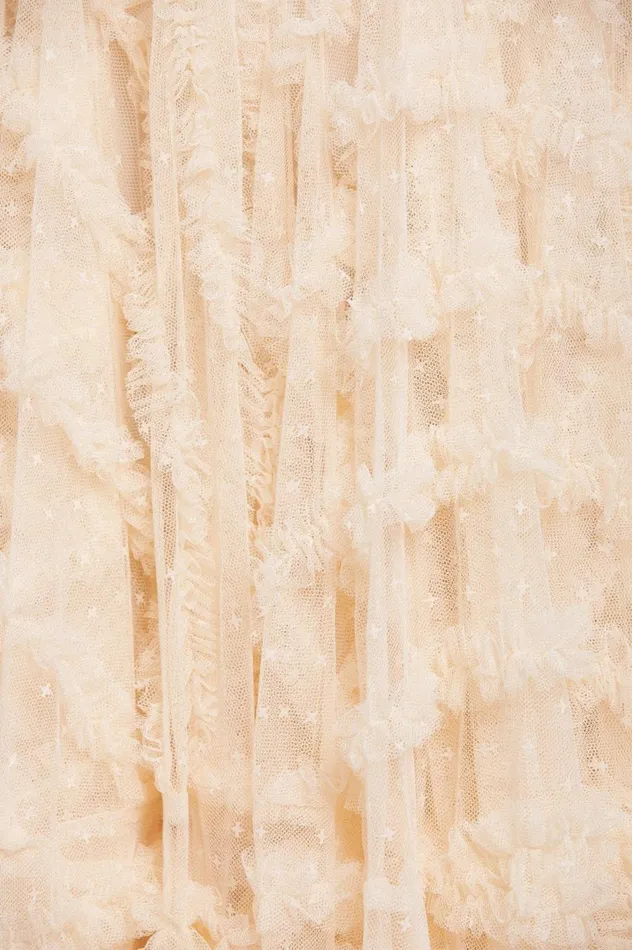 Women Skirts Needle and Thread Florence Ruffle Ankle Skirt Champagne