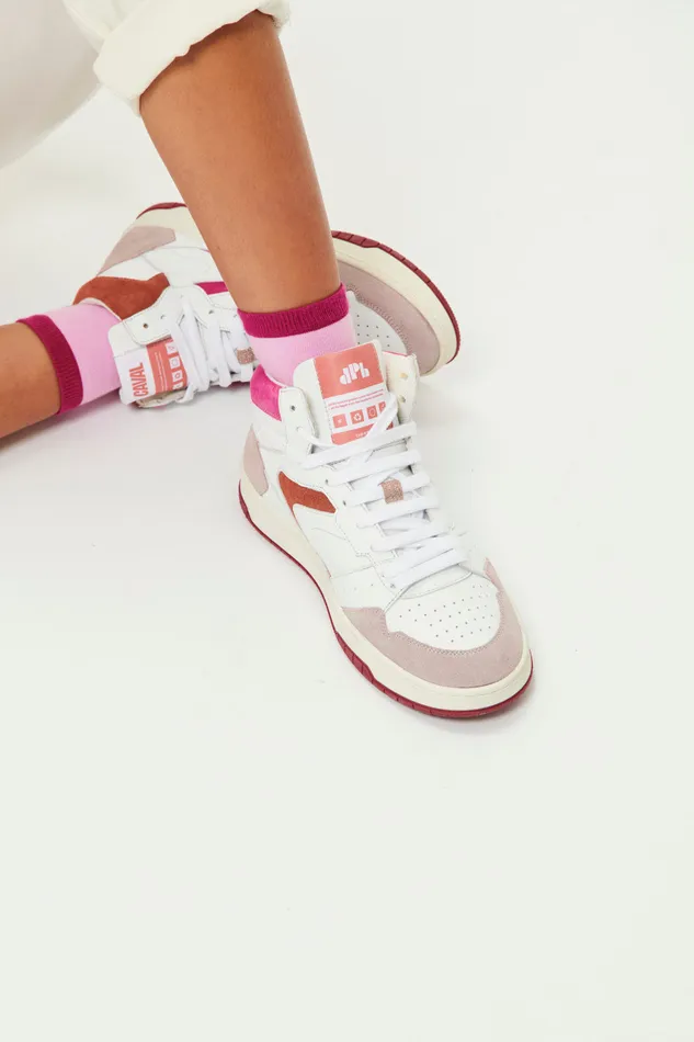 Women Snake Multico Sneakers Des Petits Hauts Shoes and Socks