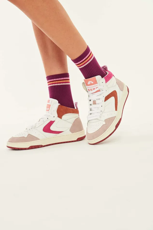Women Snake Multico Sneakers Des Petits Hauts Shoes and Socks