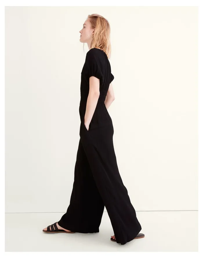Women Sophia Jumpsuit True Black Madewell Jumpsuits and Overalls Women Sophia Jumpsuit True Black Madewell Jumpsuits and Overalls