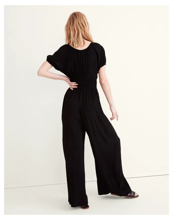 Women Sophia Jumpsuit True Black Madewell Jumpsuits and Overalls Women Sophia Jumpsuit True Black Madewell Jumpsuits and Overalls