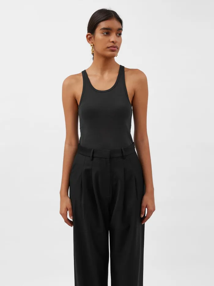 Women St Agni 8211 Organic Cotton Everyday Tank In Black The UNDONE Tops
