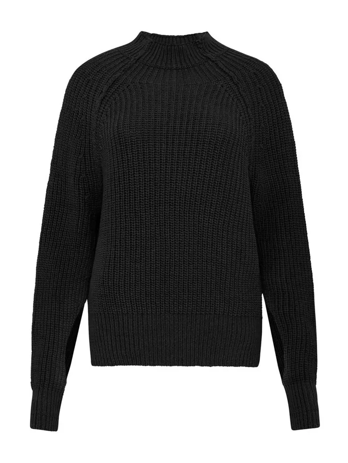 Women St Agni 8211 Split Sleeve Jumper In Black The UNDONE Tops