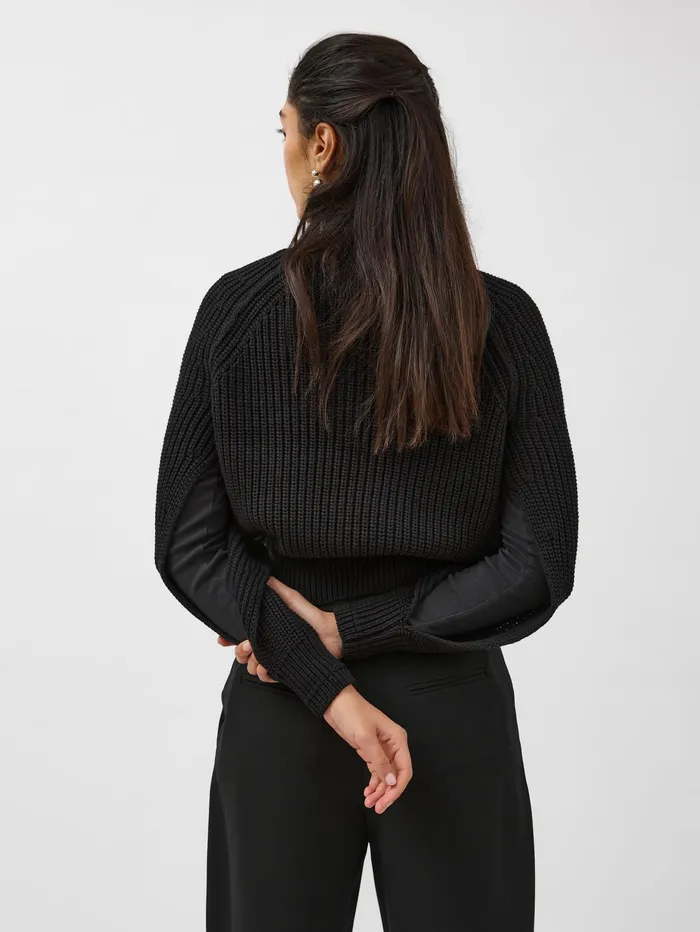 Women St Agni 8211 Split Sleeve Jumper In Black The UNDONE Tops