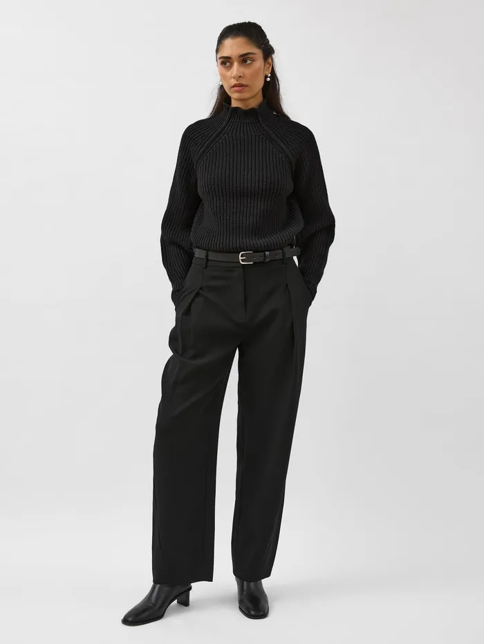 Women St Agni 8211 Split Sleeve Jumper In Black The UNDONE Tops