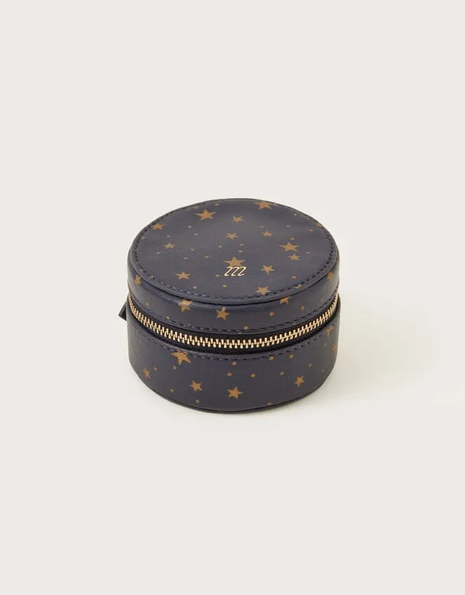 Women Star Print Large Leather Jewellery Box Monsoon Bags and Purses