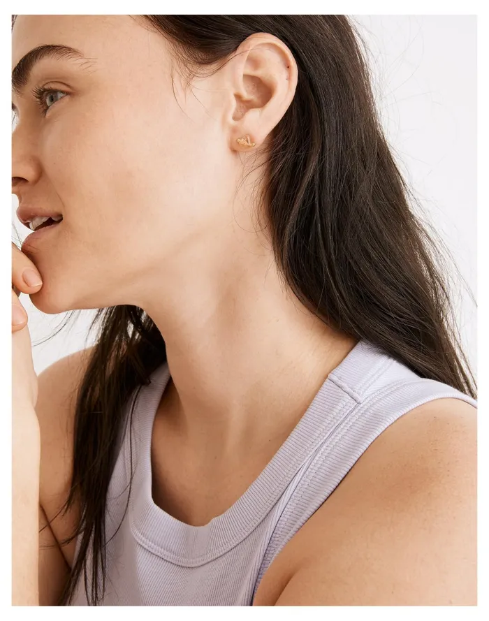 Women Stone Collection Citrine Stud Earrings Citrine Madewell Earrings Women Stone Collection Citrine Stud Earrings Citrine Madewell Earrings