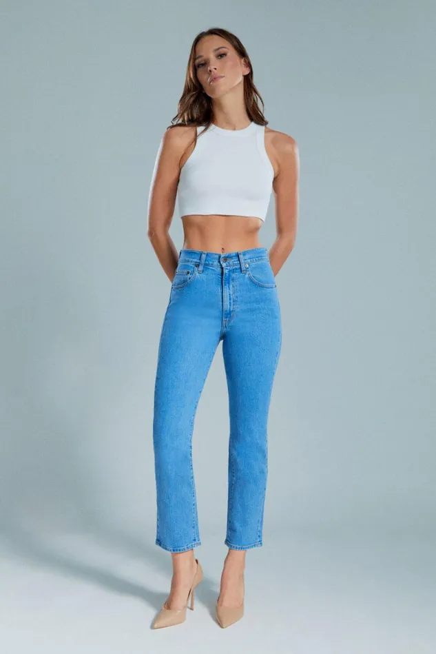 Women Straight Jeans Bardot Isabelle Straight Legs In Indigo Indigo