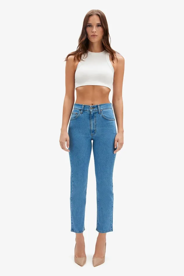 Women Straight Jeans Bardot Isabelle Straight Legs In Indigo Indigo