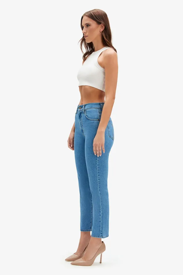 Women Straight Jeans Bardot Isabelle Straight Legs In Indigo Indigo