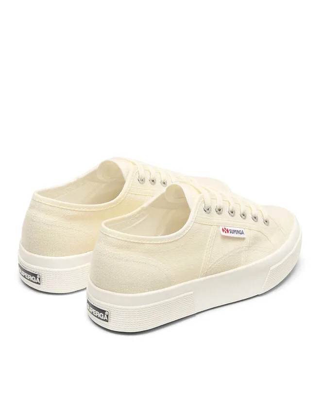 Women Superga 2750 Platform Trainers Camel Monsoon Flats