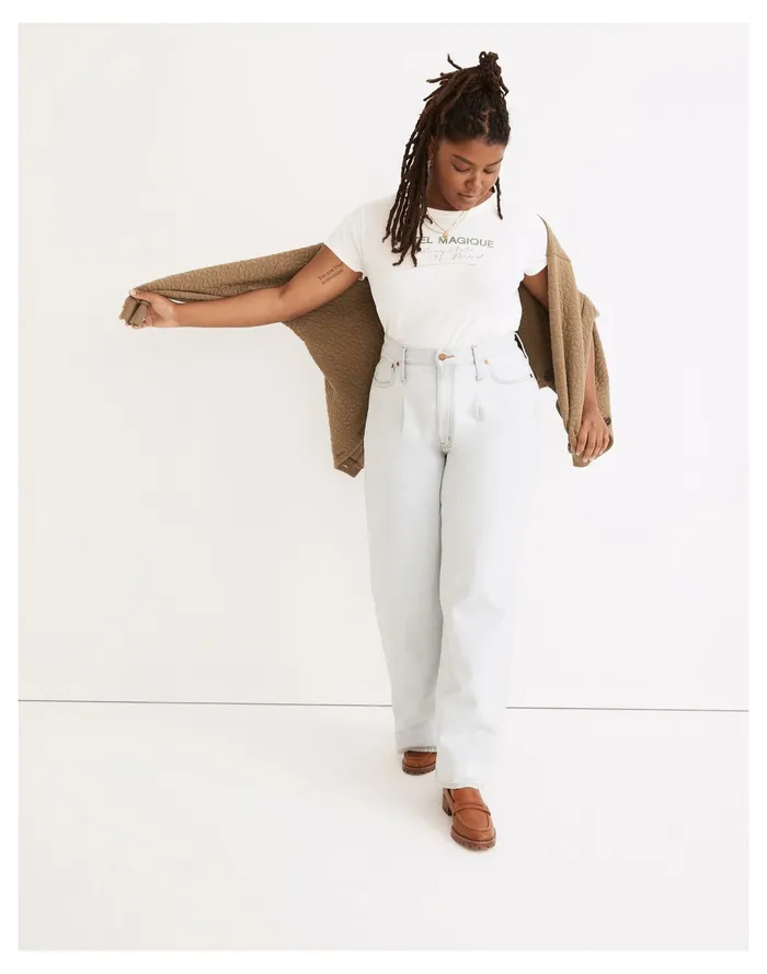 Women Superwide Leg Jeans In Olcott Wash Olcott Wash Madewell Jeans