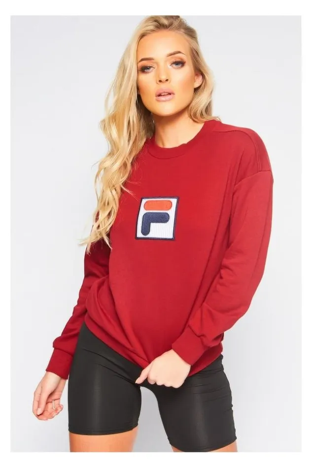 Women Sweat Erika 20 Crew Fila Brentiny Paris Sweaters and Sweatshirts