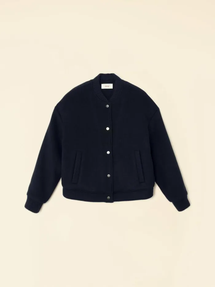 Women Sweaters and Jackets Xirena Dark Navy Braidy Jacket