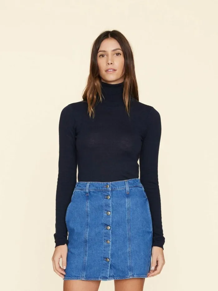 Women Sweaters and Jackets Xirena Navy Tommy Sweater