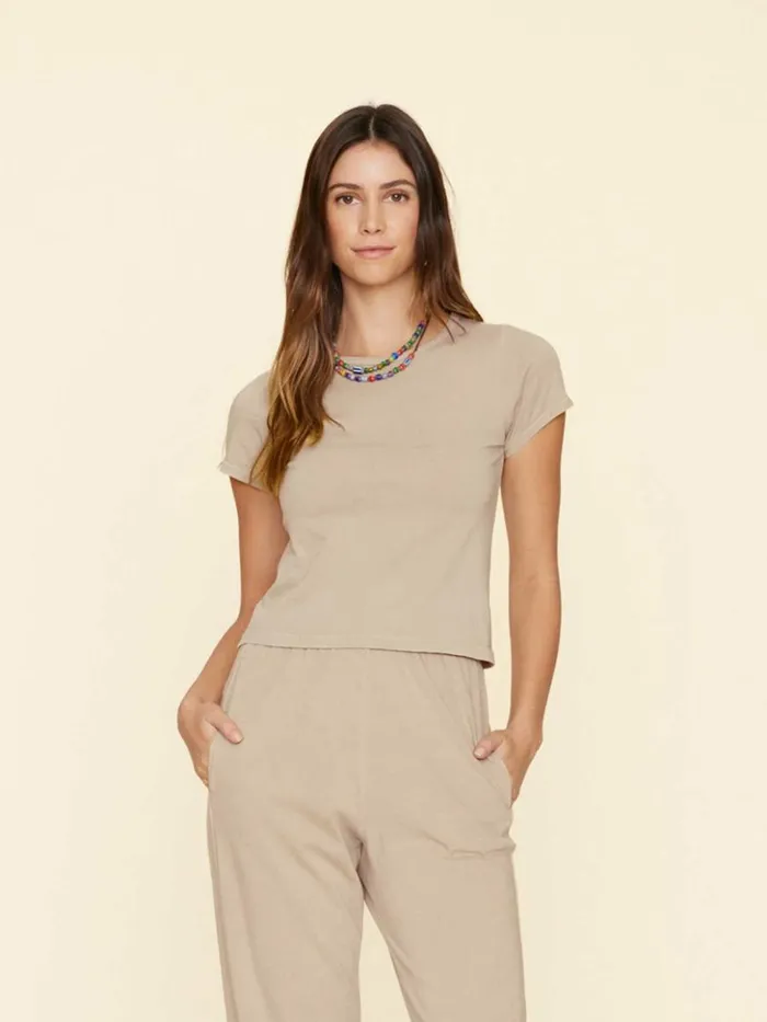 Women Sweats and Tees Xirena Twine Taupe Pixie Tee