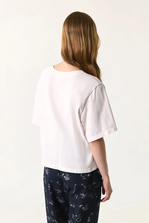 Women TShirt Jerry Arctique TShirt Coton Rose Clair Des Petits Hauts TShirts and Sweatshirts