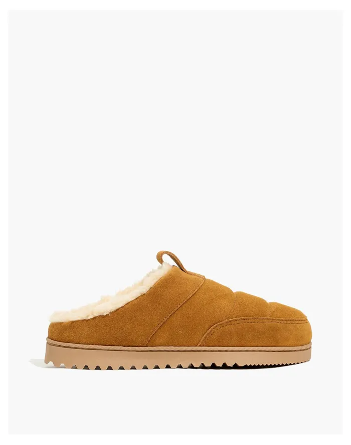 Women The Allweek Slipper In Suede Toffee Madewell Slippers Women The Allweek Slipper In Suede Toffee Madewell Slippers