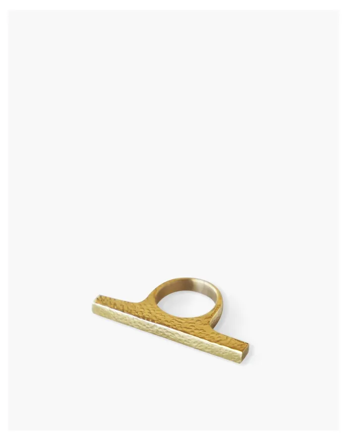 Women The Catch Brass Taurus Ring Gold Madewell Rings