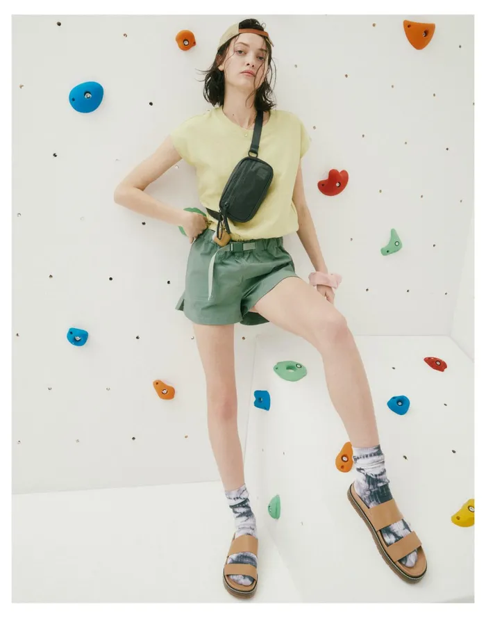 Women The Charley Double Strap Slide Sandal Desert Camel Madewell Sandals Women The Charley Double Strap Slide Sandal Desert Camel Madewell Sandals