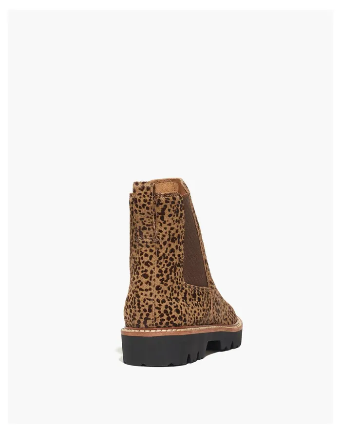 Women The Citywalk Lugsole Chelsea Boot In Calf Hair Pecan Shell Multi Madewell Boots Women The Citywalk Lugsole Chelsea Boot In Calf Hair Pecan Shell Multi Madewell Boots