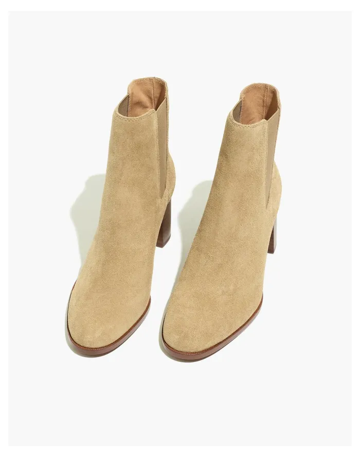 Women The Laura Chelsea Boot In Suede Walnut Shell Madewell Boots Women The Laura Chelsea Boot In Suede Walnut Shell Madewell Boots