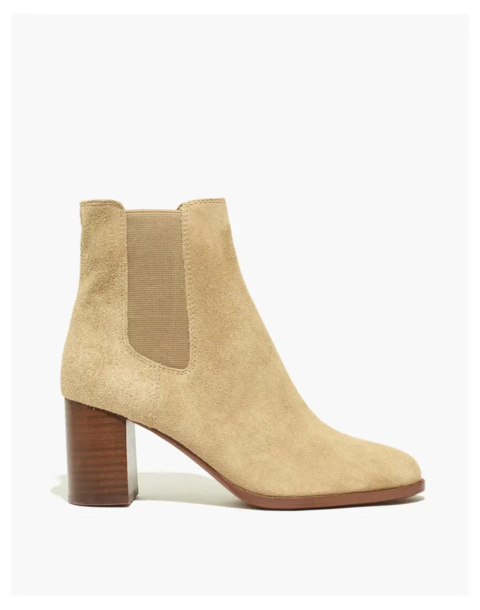 Women The Laura Chelsea Boot In Suede Walnut Shell Madewell Boots Women The Laura Chelsea Boot In Suede Walnut Shell Madewell Boots