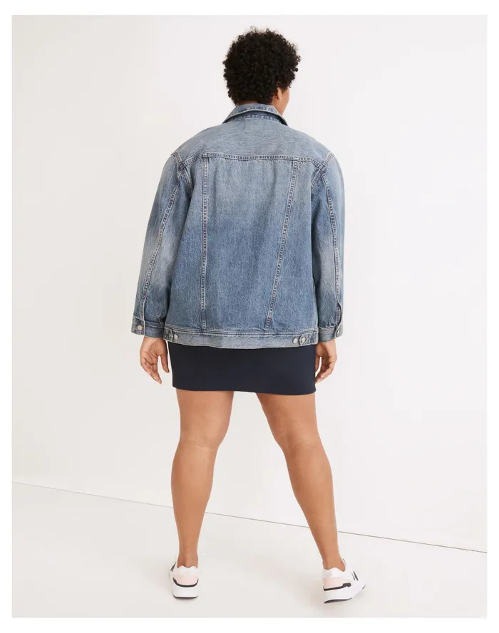 Women The Oversized Trucker Jean Jacket In Bankfield Wash Bankfield Wash Madewell Jackets Women The Oversized Trucker Jean Jacket In Bankfield Wash Bankfield Wash Madewell Jackets