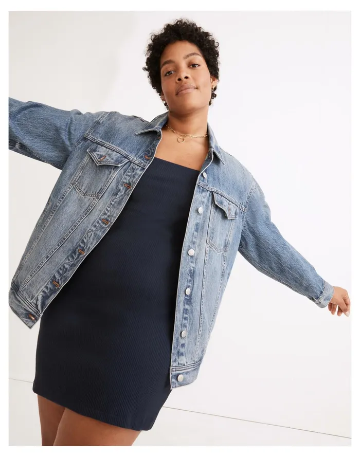 Women The Oversized Trucker Jean Jacket In Bankfield Wash Bankfield Wash Madewell Jackets Women The Oversized Trucker Jean Jacket In Bankfield Wash Bankfield Wash Madewell Jackets